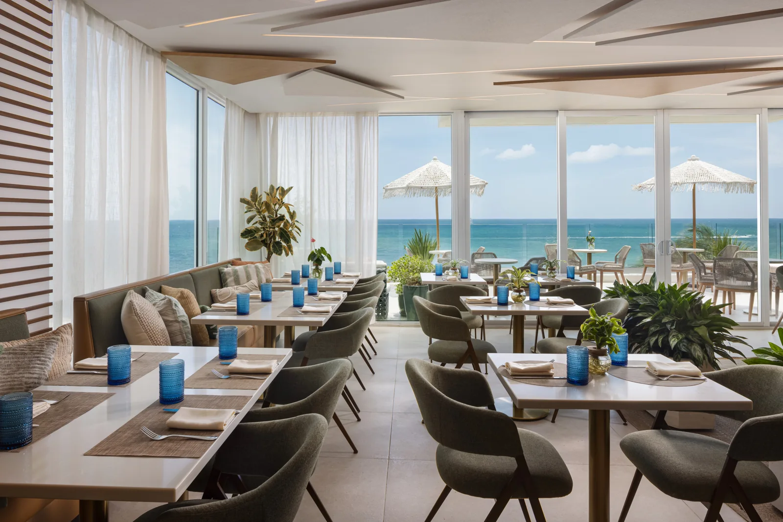 Mediterranean Restaurant at Kalypso Beach in Miami Beach